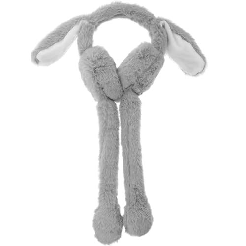 VALICLUD Kaninchenohr-Ohrenschützer Kaninchen-Buuny-Ohrenschützer Cartoon-Kaninchenohr-Stirnbänder Ohrmarmer Wintergeschenk Für Mädchen von VALICLUD