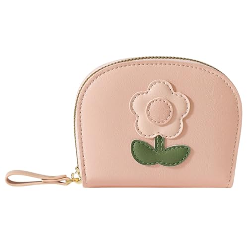 VALICLUD Kartenetui Für Damen Aus Pu-Material Mit Reißverschluss Kreditkartenhalter Kompaktes Kartenetui Mit Mehreren Fächern Ausweishalter Tragbar Für Teenager-mädchen von VALICLUD