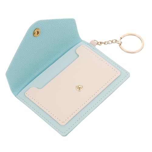 VALICLUD Leder Münzbeutel Mit Schlüsselanhänger Tragbare Kleingeldbörse Für Damen Und Herren Portemonnaie Aus Hochwertigem Material Für Reisen Arbeit Und Alltag von VALICLUD