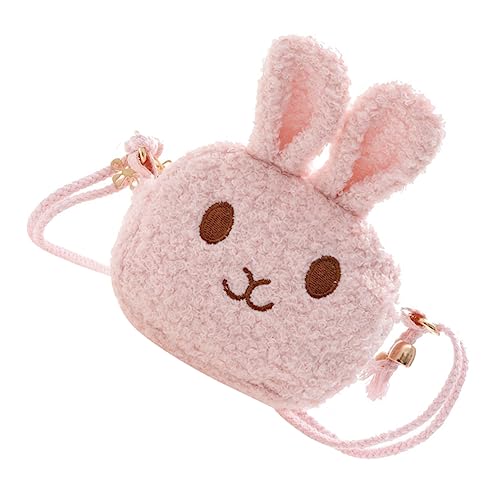 VALICLUD Kawaii Mädchen Umhängetasche Cartoon Hase Leicht Und Tragbar Für Kleine Mädchen Für Spielzeug Münzen Und Persönliche Gegenstände Pinke Geldbörse von VALICLUD