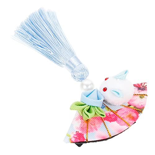 VALICLUD Kimono Haarschmuck Mit Quaste Und Kaninchen-design Für Hochzeiten Und Ostern Für -tragen Im Frühling Stilvolle Haarspange Für Mädchen Und von VALICLUD