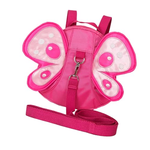 VALICLUD Kinder Schmetterling Anti-Lost Rucksack Mini-Rucksack Anti-verloren Tasche Rosa von VALICLUD