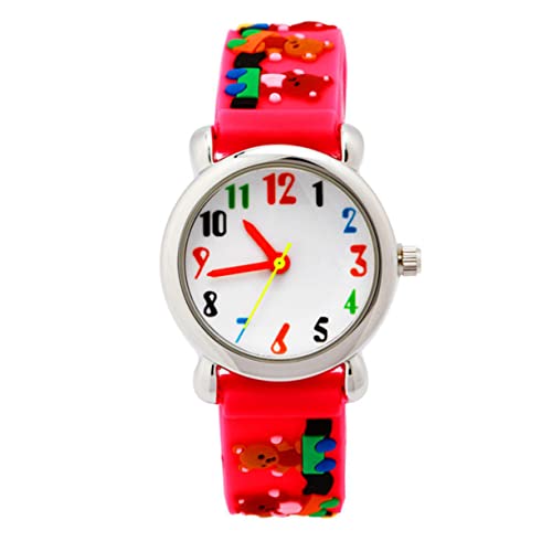 VALICLUD Kinderuhr Armbanduhr Watch Kindergeburtstagsgeschenk Kinderarmbanduhr Cartoon Uhr Zeigeruhr Uhrenarmband Armbanduhr für Kind Cartoon-Uhr für Rostfreier Stahl rot VALICLUD Kinderuhr Armbanduhr Watch Kindergeburtstagsgeschenk Kinderarmbanduhr Cartoon Uhr Zeigeruhr Uhrenarmband Armbanduhr für Kind Cartoon-Uhr für Rostfreier Stahl rot von VALICLUD