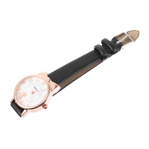 VALICLUD Kinderuhr Damenuhren Gürteluhr Mädchen Sehen Armband Für Frauen Armbänder Mädchenuhren Freizeituhr Für Mädchen Entzückende Freizeituhr Für Legierung Uhr Black Glas von VALICLUD