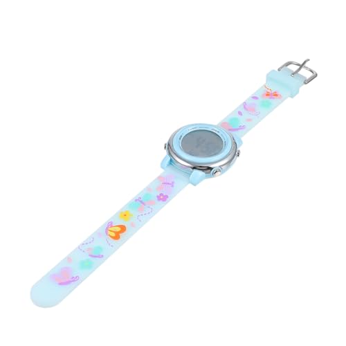 VALICLUD Kinderuhr Kinderuhr Wasserdicht Frische Armbanduhr Frische Armbanduhr Wasserdicht Uhr Lernuhr Student Elektronische Uhr Taschenuhr Abs Blau, blau, 21X3.5CM von VALICLUD