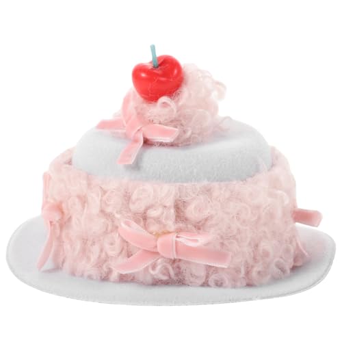 VALICLUD Süße Geburtstags-haarspange im Design Eines Kirsch-cremekuchens Multifunktionale Haarclip für Mädchen für Geburtstagsfeiern und Festliche Anlässe von VALICLUD