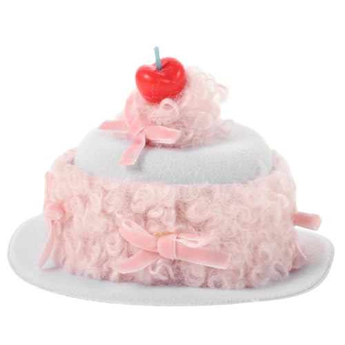 VALICLUD Kreativer Geburtstags-haarclip Für Mädchen Imitationslebensmittel-haarnadel in Kirschkuchen-design Accessoire Für Foto-shootings Und Festliche Anlässe Leicht Und Langlebig von VALICLUD