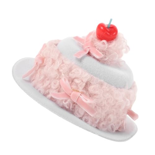 VALICLUD Kirschkuchen-haarnadel Haarschmuck Für Geburtstagsfeiern Haarklammern Für Frauen Schnappclips Für Haare Hutclips Für Haare Haarspangen Zum Schminken Kuchen Haarspangen Plüschstoffe von VALICLUD