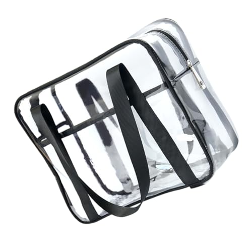 VALICLUD Klarer Reißverschluss Kosmetiktasche aus Transparente Make Up Aufbewahrungstasche für Reisen Multifunktionale für Damen und Herren Robuster Toilettenbeutel von VALICLUD