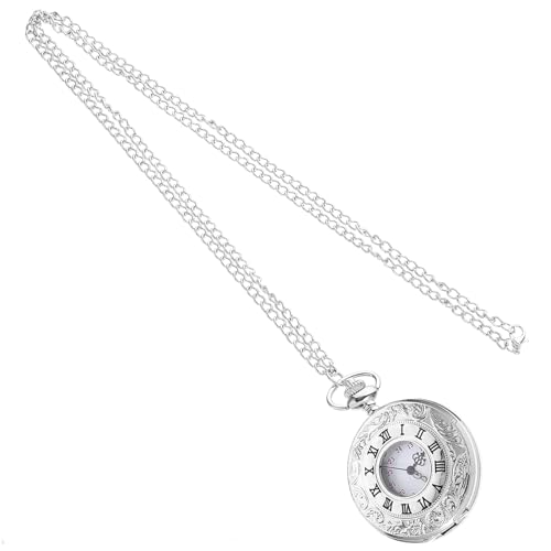 VALICLUD Klassische Taschenuhr Mit Römischen Ziffern Vintage Kette Langlebige Bauweise Als Accessoire Für Herren Und Damen Für Alltag Und Besondere Anlässe von VALICLUD