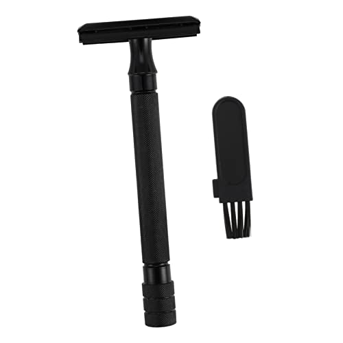 VALICLUD Manueller Sicherheitsrasierer Mit Ergonomischem Griff Doppelt Sicher Für Männer Präzise Haarschneidung Hautschäden Leicht Zu Reinigen Tragbar Für Unterwegs von VALICLUD