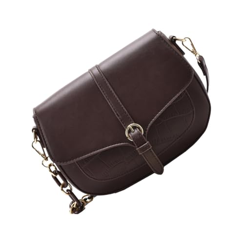 VALICLUD Kleine Crossbody Tasche Damen PU Ketten Umhängetasche Verstellbar Leicht Tragbar Modisch für Alltag Arbeit Freizeit von VALICLUD