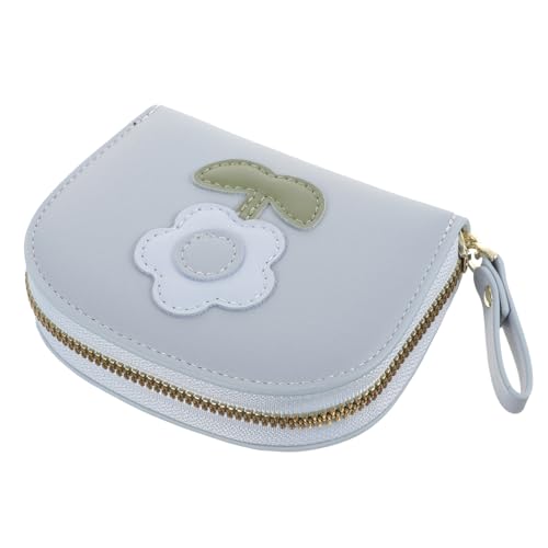 VALICLUD Geldbeutel Damen Kartenetui Tasche Mit Reißverschluss Kompakt Geldbörse Für Karten Und Geld Damenhandtasche Tragbar Mehrere Fächer Organisation von VALICLUD