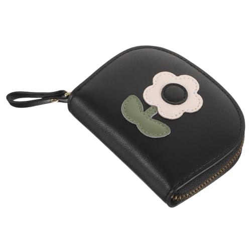 VALICLUD Kleine Damen Geldbörse aus Kunstleder mit Reißverschluss Kompakte Geldbörse für Karten und Kleingeld Leichte Multifunktionale Clutch Sicherer Zipper für Frauen und Mädchen von VALICLUD