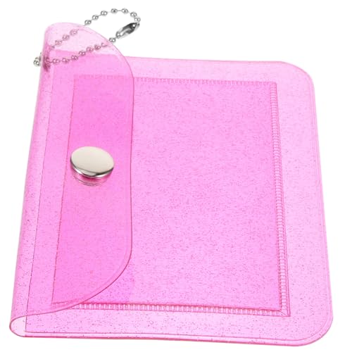 VALICLUD Kleine Geldbörse Für Damen Transparente Münz Und Kartenhalter Mit Druckknopfverschluss Für Reisen Shopping Und Besondere Anlässe von VALICLUD