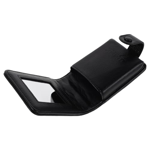 VALICLUD Kleine Gesteppt Kosmetiktasche mit Spiegel Kompakter Lippenstift Etui Modische Mini Make-up Tasche für Damen Praktische Reise Geldbörse für Kleine Essentials von VALICLUD