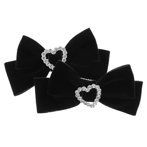 VALICLUD Schleife Für Mädchen Aus Velours Und Metall Haarschmuck Mit Krokodilklemmen Von Haarspangen Für Teenager-mädchen Für Alltag Parties Und Formelle Anlässe von VALICLUD