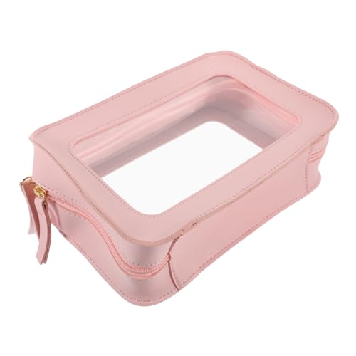 VALICLUD Kleine Kosmetiktasche Für Wiederverwendbarer Make-up Organizer Mit Reißverschluss Für Alltag Geschenktasche Für Besondere Anlässe Transparent PVC von VALICLUD