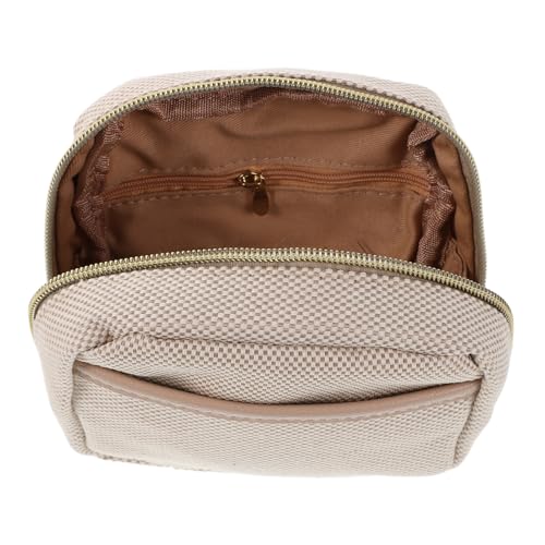 VALICLUD Kleine Kosmetiktasche mit Reißverschluss und Fächern Leichte Tragbare Reise-Make-up-Tasche für Damen Vielseitiger Organizer für Alltag Arbeit und Kurze Trips Robust und Kompakt von VALICLUD