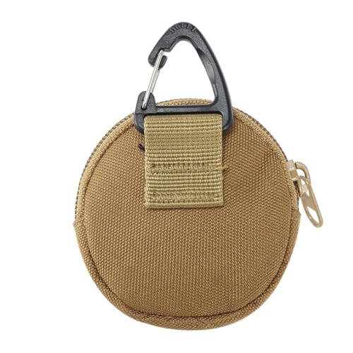 VALICLUD Kleine Münzbörse mit Karabiner Leichtes Stoff Organizer Schlüsseletui für Damen Mini Geldbeutel Multifunktional für Schlüssel Kopfhörer Kleingeld Reise Tasche von VALICLUD
