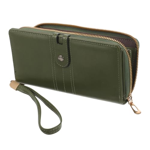 VALICLUD Frauen Langlebiges Portemonnaie Aus Leder Kompakte Geldbörse Für Damen Praktische Reisetasche Für Karten Und Münzen Vielseitig Einsetzbar Stilvolles Design von VALICLUD