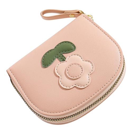 VALICLUD Kleines Pu-Leder Kartenetui Für Damen Praktischer Geldbeutel Mit Mehreren Fächern Für Kreditkarten Und Münzen Für Reisen Und Täglichen Gebrauch von VALICLUD