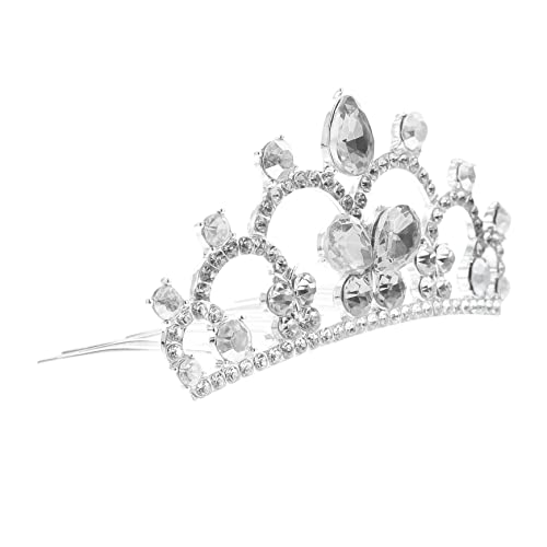 VALICLUD Kleines Tiara Haarschmuck für Mädchen Glitzernde Krone mit Strass Accessoire für Geburtstagsfeiern und Besondere Anlässe Komfortabel und Stylish VALICLUD Kleines Tiara Haarschmuck für Mädchen Glitzernde Krone mit Strass Accessoire für Geburtstagsfeiern und Besondere Anlässe Komfortabel und Stylish von VALICLUD