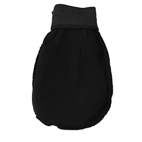 VALICLUD Badehandschuh Peeling Für Dusche Und Bad Abgestorbene Haut Entfernen Schrubber Für Männer Und Frauen Schwarz Einfach Zu Reinigen Tragen von VALICLUD