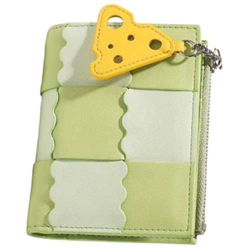 VALICLUD Geldbörse Aus Für Damen Kreditkartenetui Kurz Tasche Gewebt Schlicht Und Leicht Und Langlebig Faltbares Design Für Ordnung von VALICLUD