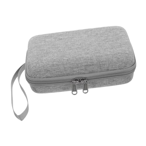 VALICLUD Kompakter Hartschalen Schminkkoffer mit Griff Tragbarer Kosmetik Organizer für Reisen Aufbewahrung von Make up und Hautpflege Praktisches Reiseetui in Mini Handtasche für Damen von VALICLUD