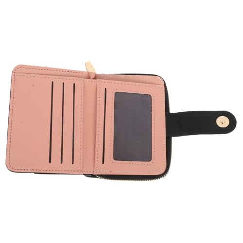 VALICLUD Kompaktes PU Kartenetui mit Reißverschluss Langlebiges strukturiertes Material Großes Fassungsvermögen Accordion-Design für Schnellen Zugriff Modisches Portemonnaie für Business von VALICLUD