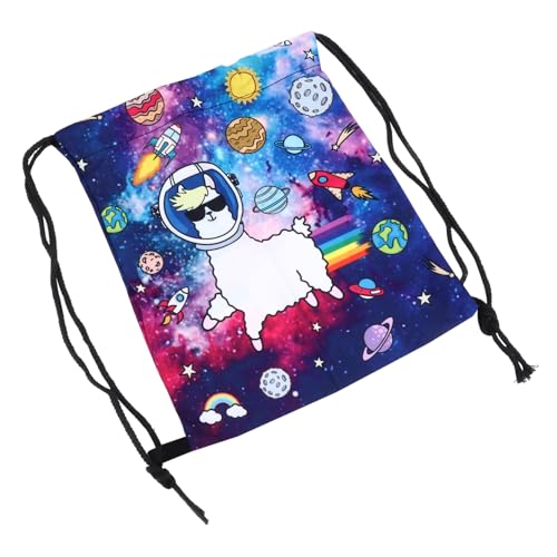 VALICLUD Kordelzugbeutel Mit Cartoon-Muster Schultasche Mit Kordelzug Aus Strapazierfähigem Material Aufbewahrungstasche Mit Kordelzug Für Viele Anlässe von VALICLUD