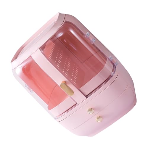 VALICLUD Kosmetik-aufbewahrungsbox Make-up-behälter Kosmetik-organizer Desktop-organizer Mit Schubladendesign Platz Für Kosmetika Hautpflege Ohrringhalter Inklusive von VALICLUD