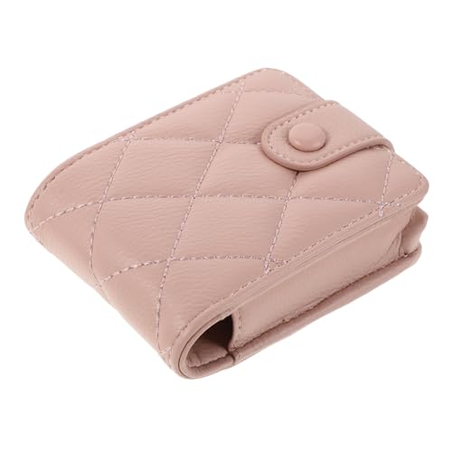 VALICLUD Kosmetiktasche Damen mit Spiegel Kleine Gesteppte Make-up Tasche Tragbare Lippenstift-Etui Mini Reiseetui für Outdoor und Partys Vielseitige Schminktasche für Handtasche von VALICLUD