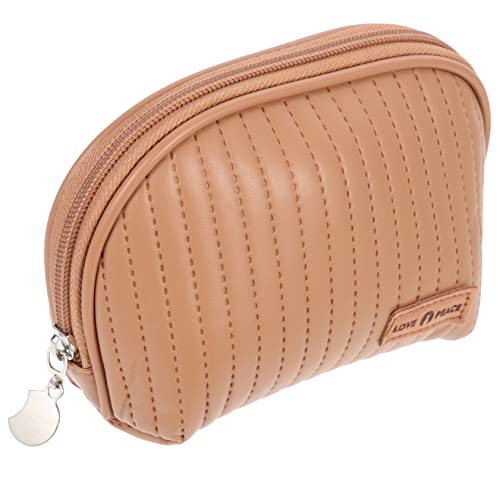 VALICLUD Kosmetiktasche Make-up-behälter Für Die Reise Make-up-Handtasche Kleine Hautpflegetasche Reisekosmetik Make-up-Organizer-Tasche Wäschesack Zubehörregal Reisen Mädchen Pu-Leder von VALICLUD