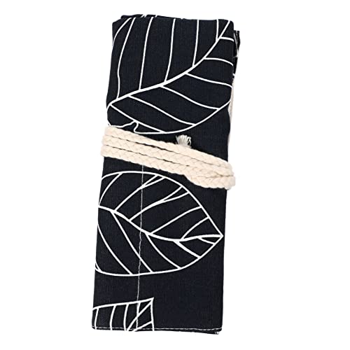 VALICLUD Kosmetiktasche aus Reiner Faltbares Rollenetui für Make Up Pinsel und Schreibutensilien Fächer Praktischer Aufbewahrungsorganisator für Reisen von VALICLUD