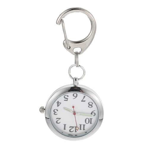 VALICLUD Krankenschwester Uhr Clip goldene Taschenuhr Stifte ansehen Taschenuhren für Krankenschwestern Nurse Watch krankenschwesteruhr Krankenschwester-Hängeuhr Ansteckuhr Rostfreier Stahl von VALICLUD