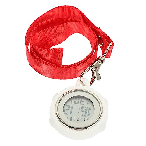 VALICLUD Taschenuhr Clip Krankenschwestern Schnallen-taschenuhr Mit Großem Ziffernblatt Kleine Hängeuhr Zum Anklippen Für Damen von VALICLUD