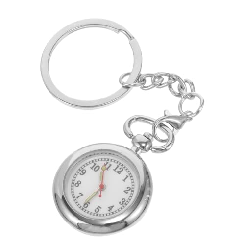 VALICLUD Krankenschwester Uhr Hängende Schwesternuhr Hängende Taschenuhren Uhr Klein Arzt Taschenuhr Filigrane Schwesternuhr Schlüsselanhänger Taschenuhr Hängende Uhr Legierung Silver von VALICLUD