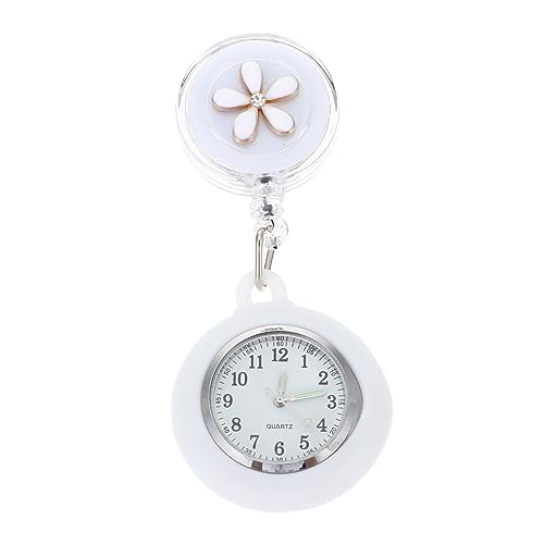 VALICLUD Krankenschwesteruhr Damen Taschenuhr Tragbare Hängeuhr Aus Edelstahl Präzise Analog Uhr Für Pflegekräfte Und Ärzte Brust Uhr Für Studenten Pflegeuhr Für Medizinische Berufe von VALICLUD