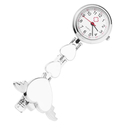 VALICLUD personalisierte Uhr lilienopfer heizdecke füsse Clip-on-Uhr Student Digitaluhr Geschenk hängende Uhr kreative Hängeuhr Quarzuhren Taschenuhr Epoxid Anschauen Krankenschwester Weiß von VALICLUD