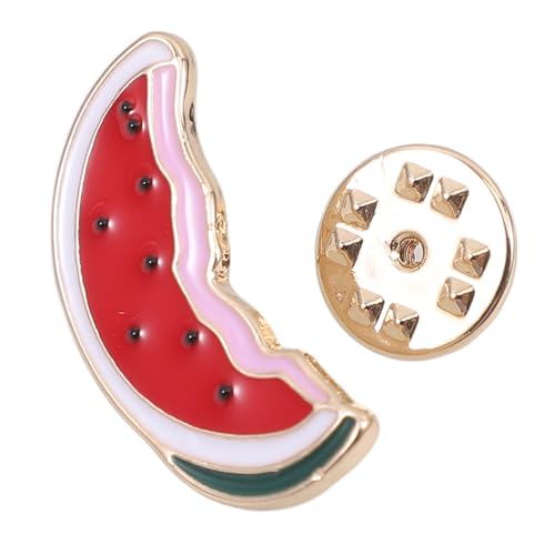VALICLUD Kreative Modische Wassermelonen Brosche aus Langlebiger Cartoon Anstecknadel für Frauen Hübscher Schmuck für Pullover Jacken und Besondere Anlässe von VALICLUD