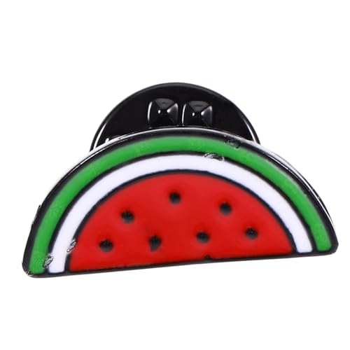 VALICLUD Kreative Wassermelonen Brosche Anstecknadel Leichtes Design für Pullover Strickjacke Dekoration Modisches Accessoire für Damen und Mädchen von VALICLUD