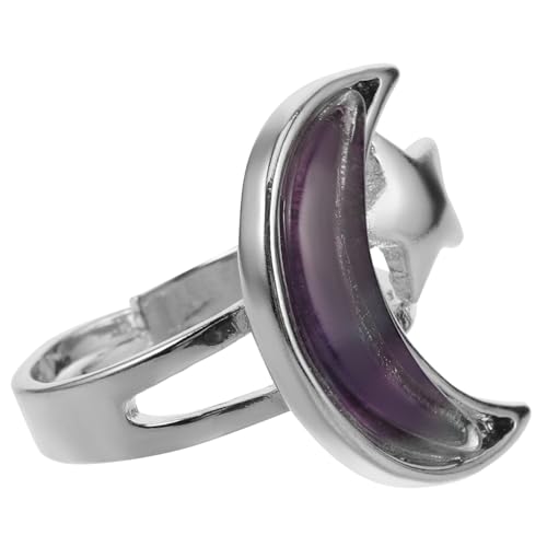 VALICLUD Kristall-paarringe Stern Ohrstecker Delphin-ring Katzenringe Stimmungsringe Für - Und Mondarmbänder Verstellbare Zehenringe Stimmungsring Für Pilzring Stein VALICLUD Kristall-paarringe Stern Ohrstecker Delphin-ring Katzenringe Stimmungsringe Für - Und Mondarmbänder Verstellbare Zehenringe Stimmungsring Für Pilzring Stein von VALICLUD
