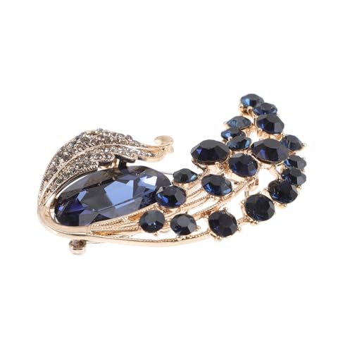 VALICLUD Kristallbrosche Pin Damen Strassbrosche Modisch Vintage Schmuck für Anzug Mantel Kleidung Geeignet für Hochzeit Party Business Events Eleganter Schalclip Geschenkidee von VALICLUD