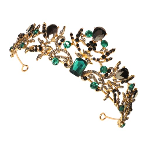 VALICLUD Kristallkrone aus Langlebiger Legierung Leichter Haarschmuck für Frauen als Braut Tiara für Hochzeit Party Ball und Festliche Anlässe von VALICLUD