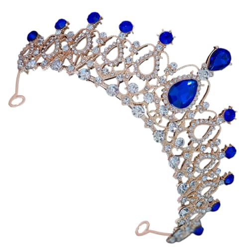 VALICLUD Tiara Für Mädchen Aus Metall Mit Strass Für Geburtstagsparty Und Kostümzubehör Leicht Und Langlebig von VALICLUD