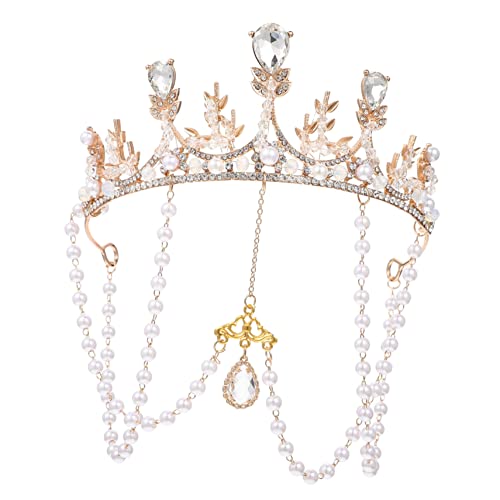 VALICLUD Schöne Krone Haarreif für Mädchen Fransenkrone Kopfbedeckung für Geburtstagspartys Modischer Haarschmuck für Kinder von VALICLUD