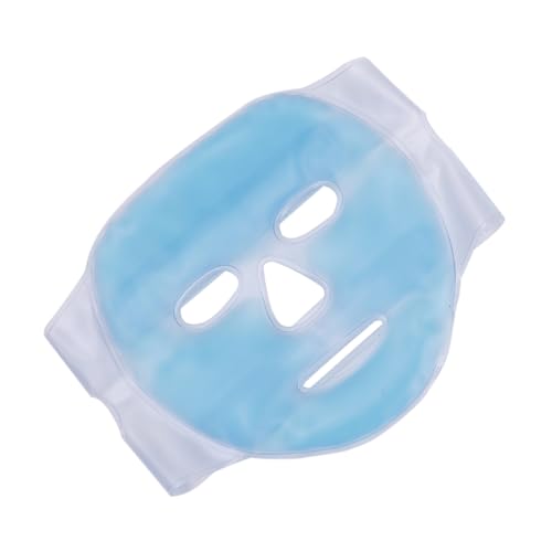 VALICLUD Kühl und Warmkompresse Gesichtsmaske aus PVC mit Gelfüllung Wiederverwendbar für Geschwollene Augen Augenringe Entspannende Kälte und Wärmetherapie Passend für Gesicht von Stirn von VALICLUD