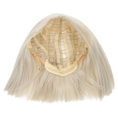 VALICLUD Kurze Gerade Perücke Damen Chic Bob Perücke für Partys Leicht und Atmungsaktiv aus Hochwertigem Material Realistisches Aussehen für Nachtclubs und Besondere Anlässe von VALICLUD